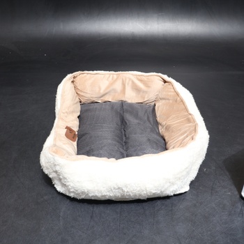 BEDSURE Prateľný mačací pelech - 51x41cm Vnútorný mačací kôš s protišmykovou základňou, Štvorcový