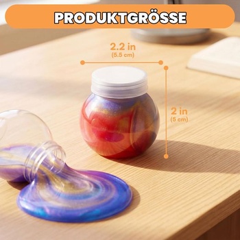JOYIN 6dielna sada kúzelných tekutých slizov pre deti, senzorická hračka pre deti, kreatívna a
