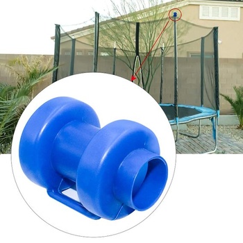 Koncové krytky trampolíny, koncové krytky, náhradný diel pre ochrannú sieť, Ø 25 mm, 8 kusov, modré