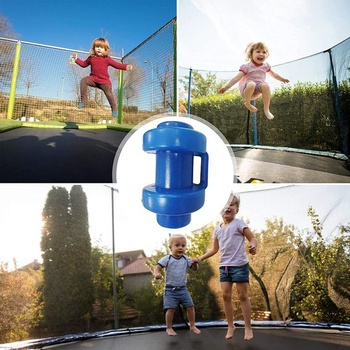 Koncové krytky trampolíny, koncové krytky, náhradný diel pre ochrannú sieť, Ø 25 mm, 8 kusov, modré