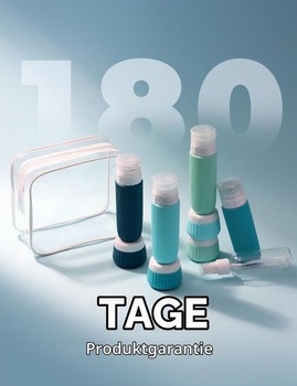 Plniteľné cestovné fľaštičky, 9dielna sada, silikónové cestovné fľaštičky 90+30 ml, nepriepustné,