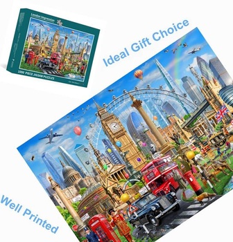 1000dílné puzzle pro dospělé, London Impressions, 70 x 50 cm. Vzdělávací puzzle pro dospělé,