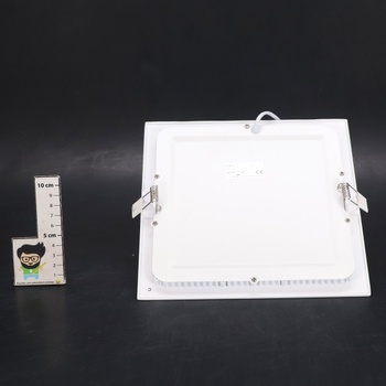 LED panel EMOS 18 W, štvorcové zapustené svietidlo 1600 lm, stropné svietidlo v bielej farbe s priemerom