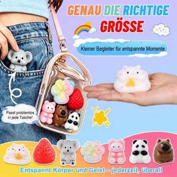 Sada mäkkých hračiek Squishy Fidget Toys s hračkami Capybara, mäkké pomaly stúpajúce senzorické