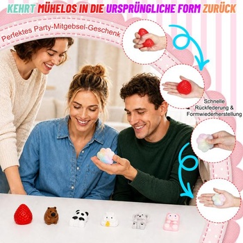 Sada mäkkých hračiek Squishy Fidget Toys s hračkami Capybara, mäkké pomaly stúpajúce senzorické