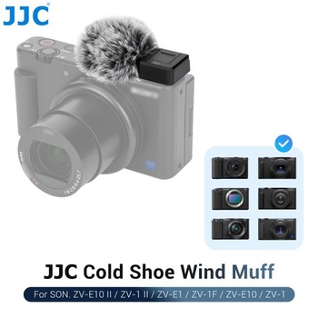 JJC Protisluneční clona do sáněk fotoaparátů Sony ZV-E10 II ZV-1 II ZV-E1 ZV-1F pro řadu Sony Z,