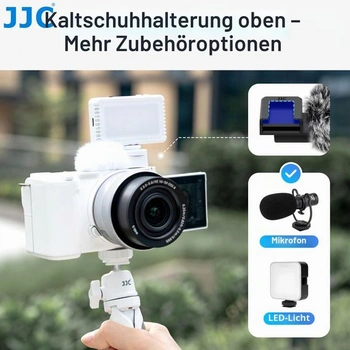 JJC Protislnečná clona do sánok fotoaparátov Sony ZV-E10 II ZV-1 II ZV-E1 ZV-1F pre rad Sony Z,
