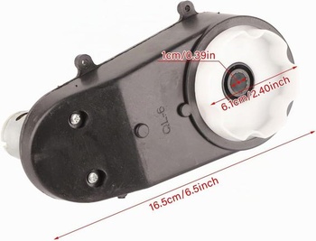 RS 390 6V/12V 12000-20000 ot./min. Elektromotor s převodovkou pro dětská autíčka Převodovka Power
