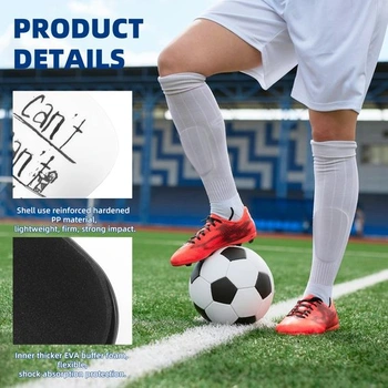 Mini chrániče holení ELNLE pre detský futbal, 2 páry mini chráničov holení, 10 x 6 cm, malá ochrana