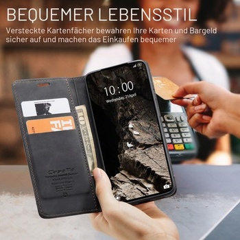 Puzdro na telefón pre Xiaomi Poco F7 Pro, prémiové kožené flipové puzdro s magnetickým zapínaním,
