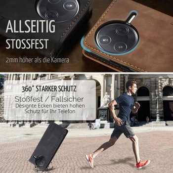 Puzdro na telefón pre Xiaomi Poco F7 Pro, prémiové kožené flipové puzdro s magnetickým zapínaním,
