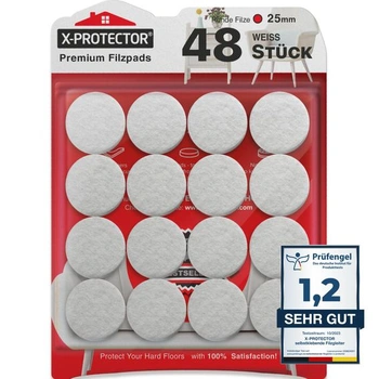 Plstené nábytkové klzáky X-Protector 48 ks