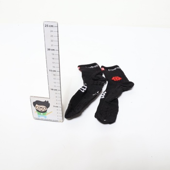 Bežecké ponožky Compressport - Pro Racing Socks V3 Run High - Prevencia pľuzgierov - Tlmenie a