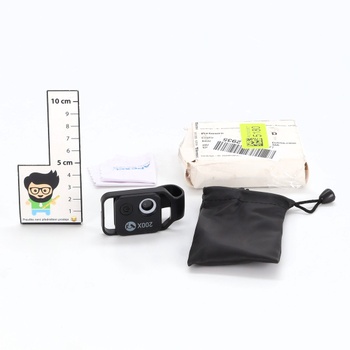 Mini mikroskop APEXEL 200X pro chytrý telefon, mobilní mikroskop pro objevování mikrosvěta, černý