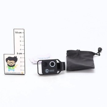 Mini mikroskop APEXEL 200X pre chytrý telefón, mobilný mikroskop na objavovanie mikrosveta, čierny