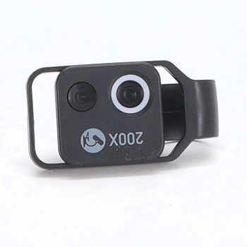 Mini mikroskop APEXEL 200X pre chytrý telefón, mobilný mikroskop na objavovanie mikrosveta, čierny