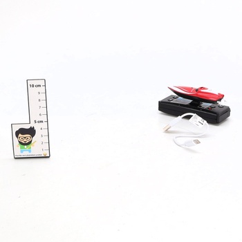 Revell 23569 Control Mini RC Boat červený I 2,4 GHz diaľkový ovládač I Balenie v plechovke I Ochrana