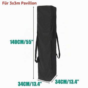 Přenosná taška na tyč stanu 140 * 34 cm Voděodolná, anti-UV úložná kempingová taška pro stan s