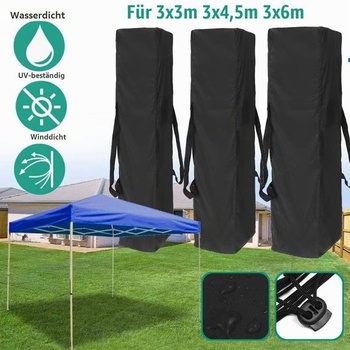 Přenosná taška na tyč stanu 140 * 34 cm Voděodolná, anti-UV úložná kempingová taška pro stan s
