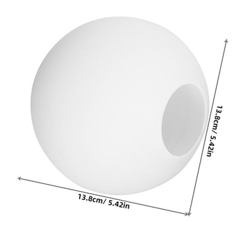 Okrúhle biele tienidlo Kisangel 13,8 cm