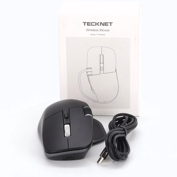 Bezdrôtová myš TECKNET Bluetooth (BT 5.0/5.0+2.4G), bočné rolovacie koliesko, super rýchle rolovanie,