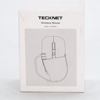 Bezdrôtová myš TECKNET Bluetooth (BT 5.0/5.0+2.4G), bočné rolovacie koliesko, super rýchle rolovanie,