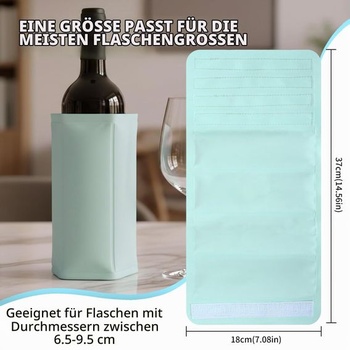 Chladiace puzdro na víno - chladič na fľaše s objemom 750 ml | Chladiace puzdrá na víno ideálne na