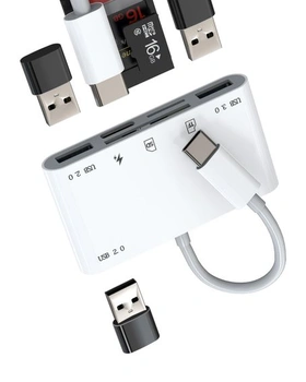 Dokovacia stanica USB-C Hub s TF Micro SD kartou a…