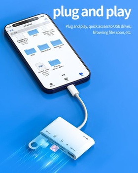 Dokovacia stanica USB-C Hub s TF Micro SD kartou a nabíjacím portom OTG 3.0 typu C (6 v 1) pre Apple