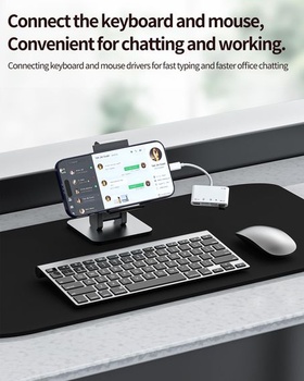 Dokovacia stanica USB-C Hub s TF Micro SD kartou a nabíjacím portom OTG 3.0 typu C (6 v 1) pre Apple