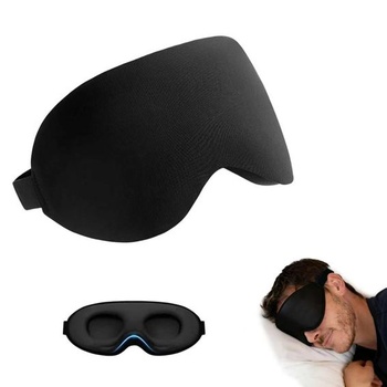 3D nočná maska ​​do očných jamiek, maska ​​na spanie na spanie na boku