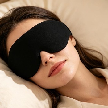 3D nočná maska ​​do očných jamiek, maska ​​na spanie na spanie na boku