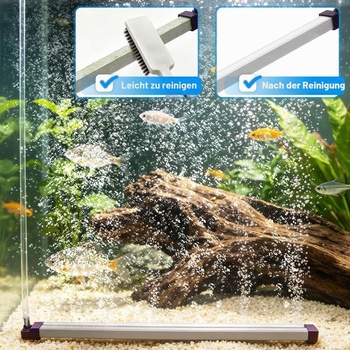 Thlevel Akvarijné kyslíkové bublinkové prúžky, difuzér vzduchu, 35 cm, tichý, so vzduchovou