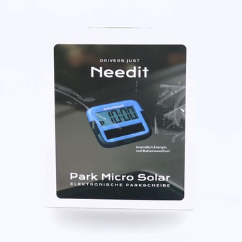 Elektronický parkovací kotúč Needit Park Micro Solar [NOVÝ model 2025] | Neobmedzená energia, nulová
