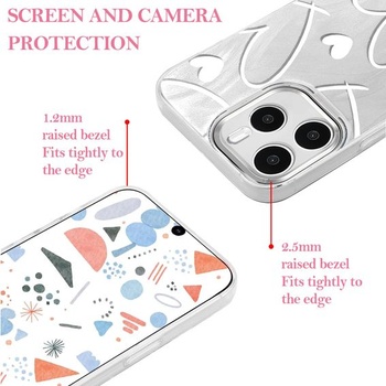 Puzdro WOWUDI pre Redmi Note 13 PRO+ 5G, roztomilý dizajn srdca pre dievčatá a ženy, nárazuvzdorné,