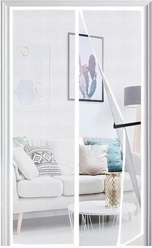 Panngu magnetická moskytiéra na balkónové dvere, 70x215cm, zosilnená moskytiéra na terasové dvere,