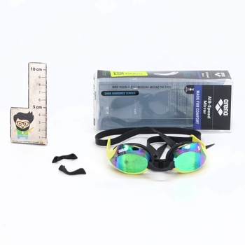 Unisexové závodní plavecké brýle Arena Cobra Ultra Swipe Mirror pro dospělé, potápěčské brýle se