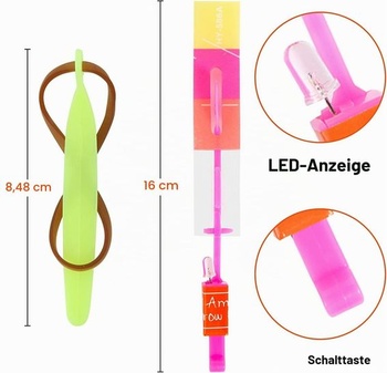 25dielna sada lietajúcich hračiek na párty, lietajúce hračky s vrtuľníkom, LED svietiace lietajúce hračky