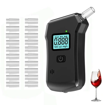 Alkoholový analyzátor s 20 náustkami, policajný prístroj na…