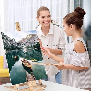Jigspsyzh Sada pro malování podle čísel pro dospělé 40x50cm s motivem Loďky
