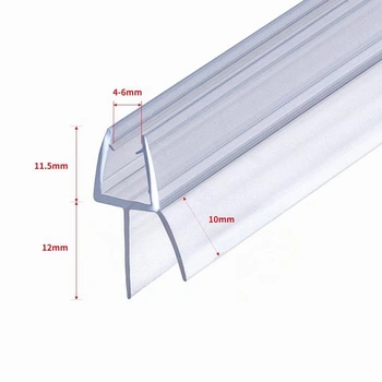 Tesnenie sprchy 2 x 60 cm náhradné tesnenie pre sklo s hrúbkou 4 mm/5 mm/6 mm 2x60 cm pre 4/5/6 mm