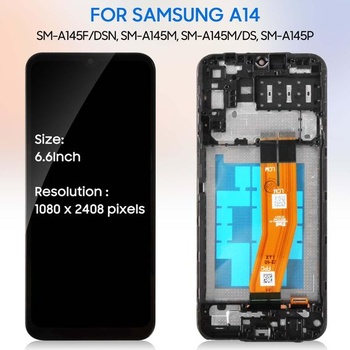 Výmena LCD displeja pre Samsung Galaxy A14 4G A145P A145R 2023, súprava na opravu digitalizátora
