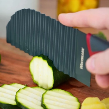 Westmark Crinkle Cutter – Nůž na barvení zeleniny, brambor, hranolků – BLW Baby Food – Nůž na