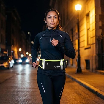 Športový opasok, bežecký opasok, ľadvinka pre mužov a ženy, joggingový opasok s 3 priehradkami,