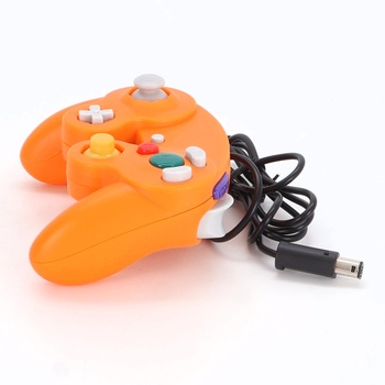 OSTENT Drátový ovladač s tlumičem Herní ovladač kompatibilní s Nintendo Gamecube NGC Barva videohry