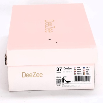 Dámské boty na podpatku DeeZee černé, vel.37