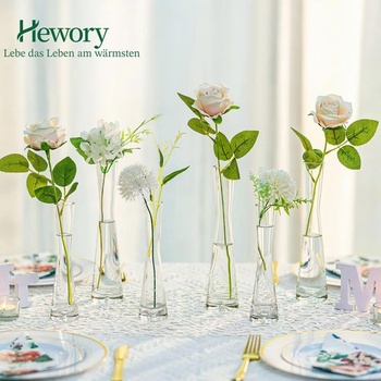 Skleněné vázy Hewory 6 Ks 25 cm