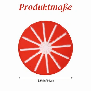 Ochranný kryt proti striekajúcej vode pre kuchynské roboty, červená mixovacia hlava s nástavcom proti