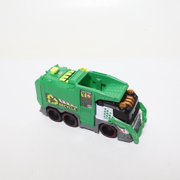 Auto Dickie Toys smetiarske zelené svietiace