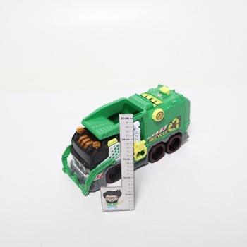 Auto Dickie Toys smetiarske zelené svietiace